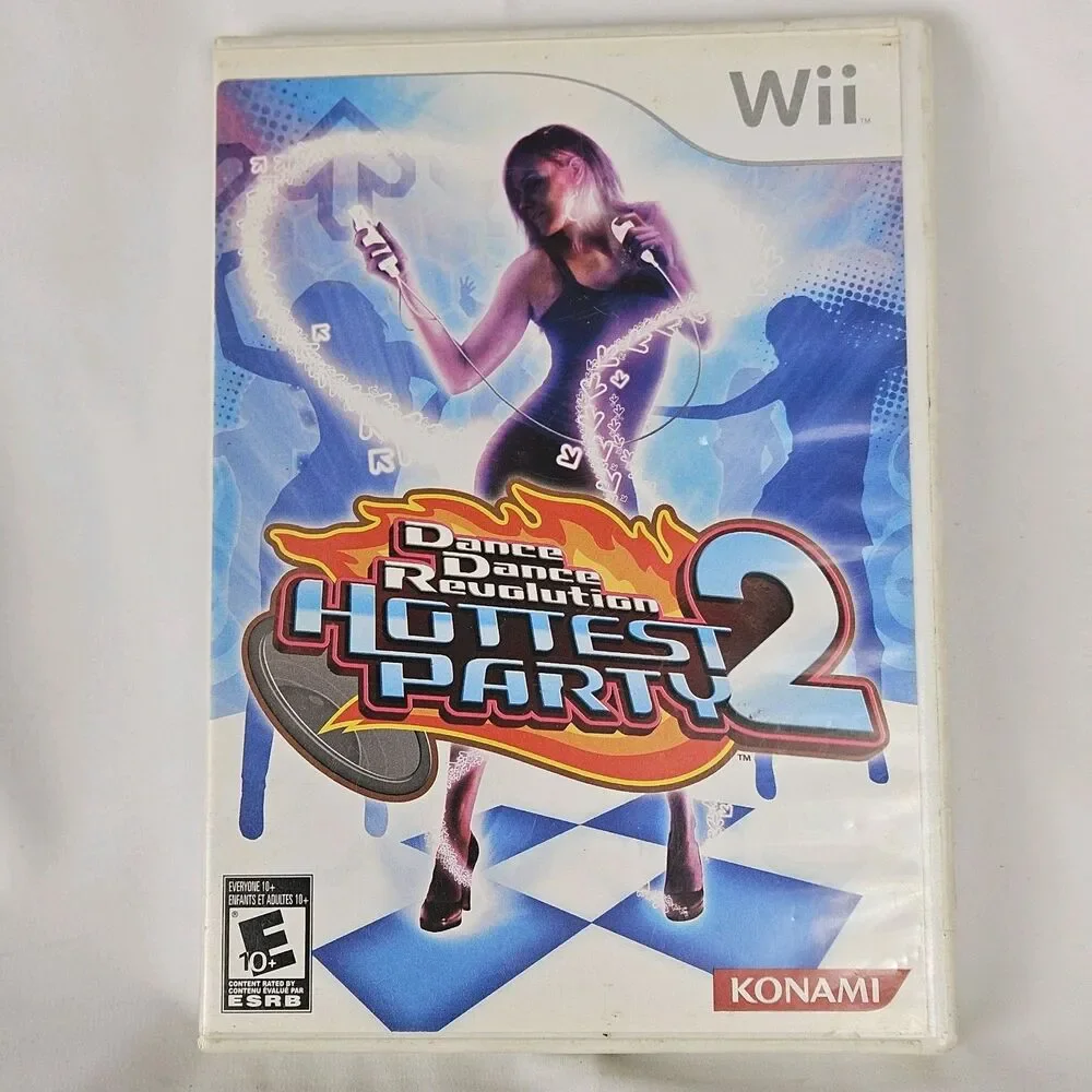 Dance Dance Revolution Hottest Party 2 (Nintendo Wii) Complete w/ Manual -- 📀